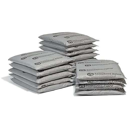 PIG Spill Absorbent Pillow - 16 Pillows - 17" x 21" - Absorbs up to 2 gal. per Pillow - PIL201