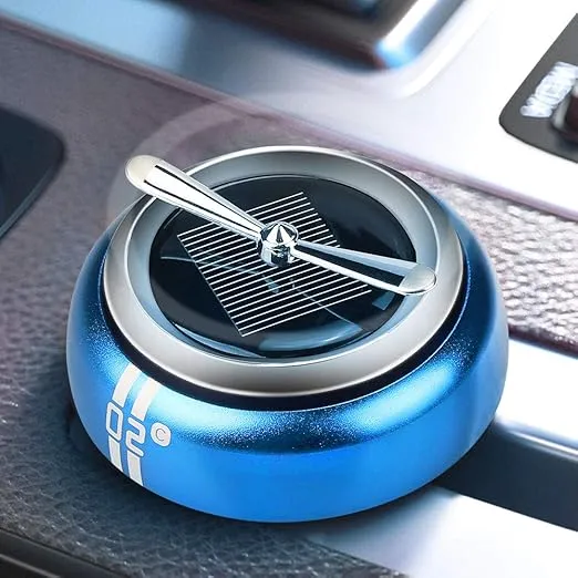 Car Air Freshener Solar Energy Rotating Cologne Car Aromatherapy Diffuser Interior Decoration Accessories Diffuser for Car