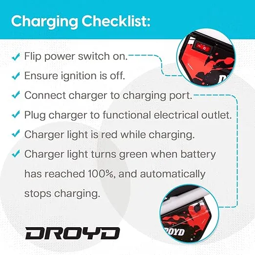 Droyd Weeler Electric Mini Bike for Kids, 200W Motor w 2 Speed Settings (10 Mph & 6 Mph), 24V 8Ah Battery for 8 Miles Range, Rear Disc Brake, and 15" Tires, Safe & Fun E Bike for Ages 6+