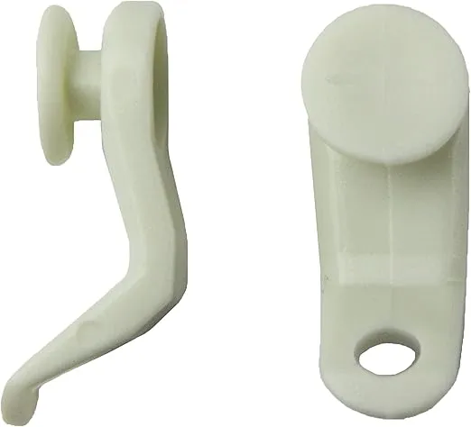 Spring Window Fashions Traverse Rod Slides, 10 Slides per Pack