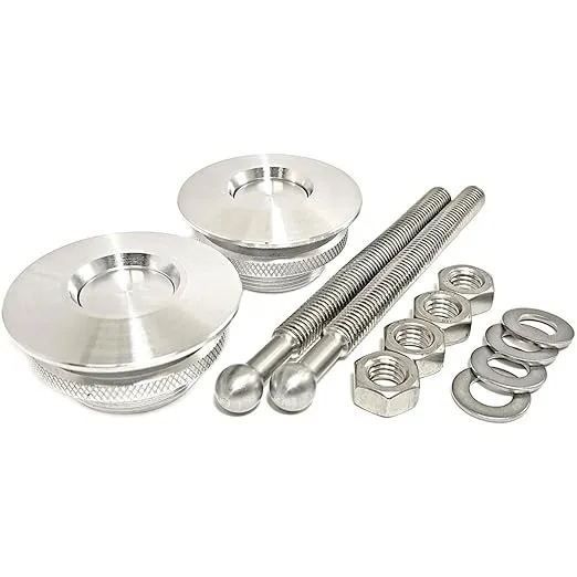 QL-38-LP Quik-Latch Hood Pin Kit (Machined Aluminum)