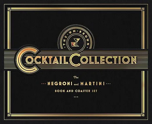 The Wm Brown Cocktail Collection: The Negroni and The Martini: Book and Coaster Set