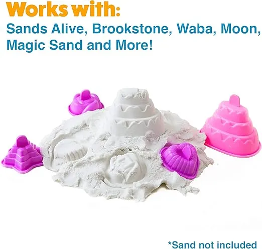 USA Toyz Sand Molds Beach Toys for Kids - 23pk Sand Castle Building Kit Sandbox Toys for Toddlers, Compatible with Molding Clay or Play Sand, Beach Sand Water Toys Indoor Outdoor Sensory Toys for Kids