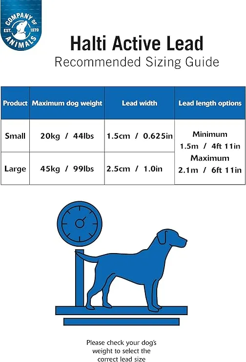 HALTI Active Leash - Award-Winning Bungee Dog Leash, Shock-Absorbing, All-in-One Neoprene Padded Belt & Lead, Perfect for Running & Training with Medium & Large Dogs (Size Large, Red)