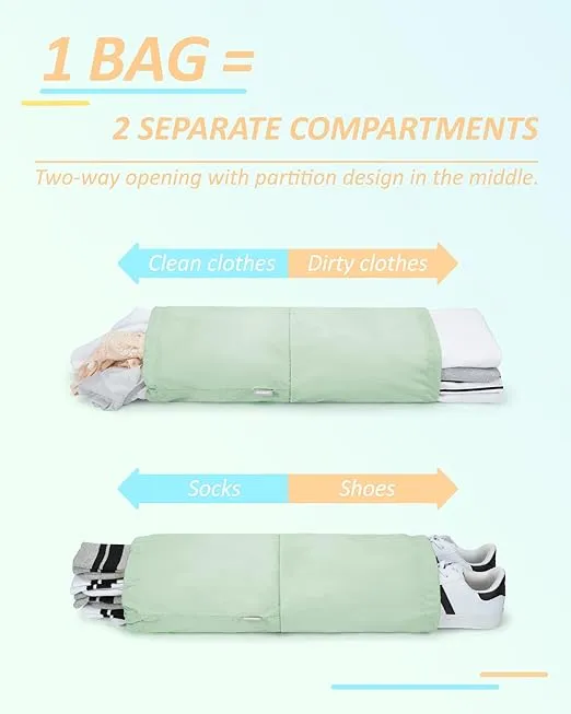 BAGSMART 6 Set/4 Set/2 Set Compression Packing Cubes for Travel, Lightweight Vacation Travel Essentials, Travel Accessories for Suitcase Organizer Bags Set, Durable Luggage Organizer Travel Bags