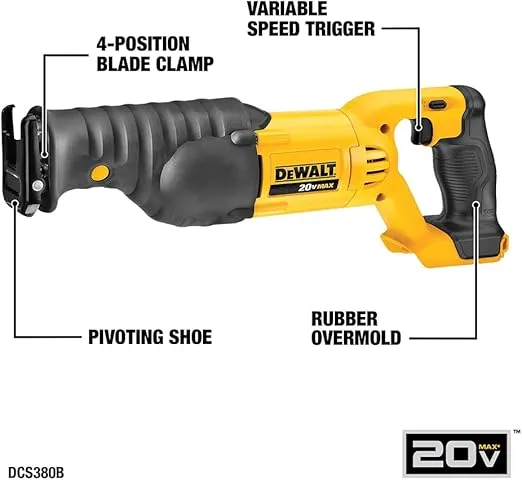 DEWALT 20V MAX Power Tool Combo Kit, 6-Tool Cordless Power Tool Set with Battery and Charger (DCK661D1M1)