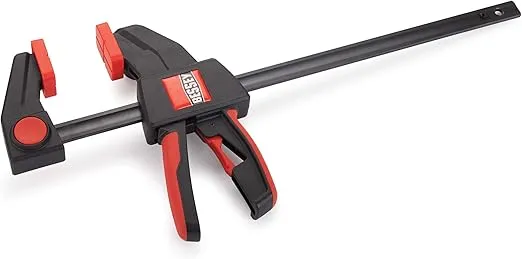 BESSEY EHK SERIES - 300 lb Clamping Force - 06 in - EHKL06 Trigger Clamp Set - 3.125 in. Throat Depth - Wood Clamps, Tools, & Equipment for Woodworking, Carpentry, Home Improvement, DIY