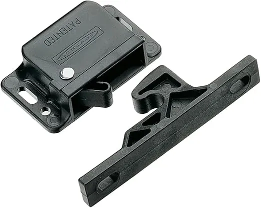Southco Grabber Catch Latch - Side Mount - Black - Pull-Up Force 44N (10lbf)