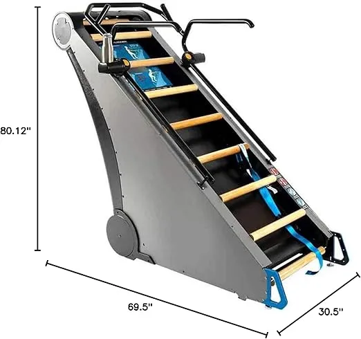 Jacobs Ladder X Commercial 4-Position Ladder Climber Exercise Machine | Self Powered - No Electricity Needed | Improved Digital Dashboard | Four Climbing Workout Positions