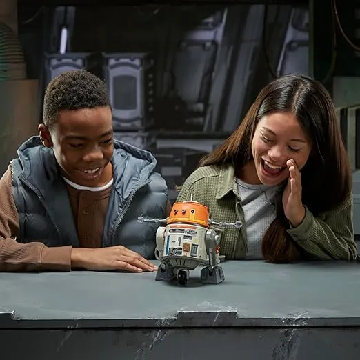STAR WARS Chatter Back Chopper, Ahsoka Animatronic Toys, 40+ Sound & Movement Combos, Interactive Toys for 4 Year Old Boys & Girls