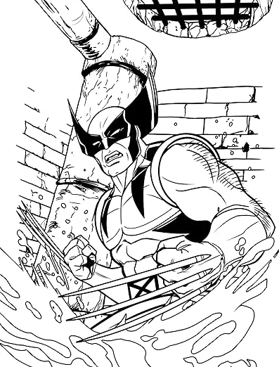 The Official X-Men Coloring Book