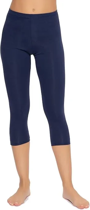 Felina | Cotton Modal Capri Leggings | Super Soft | Lightweight
