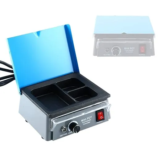 Dental 3 Well Wax Pot Melting Dipping Pot Heater Melt Machine for Dentist
