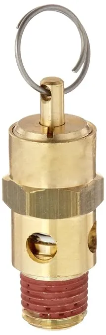 Control Devices-ST25-1A ST Series Brass ASME Safety Valve, 125 psi Set Pressure, 1/4" Male NPT