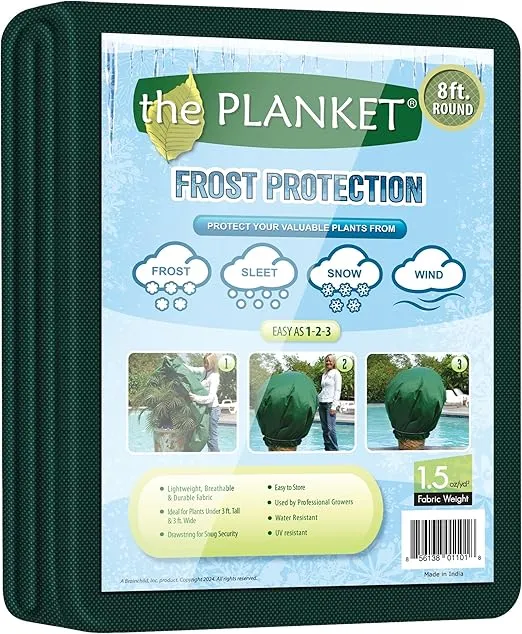 Frost Protection Plant Cover, 8 ft Round