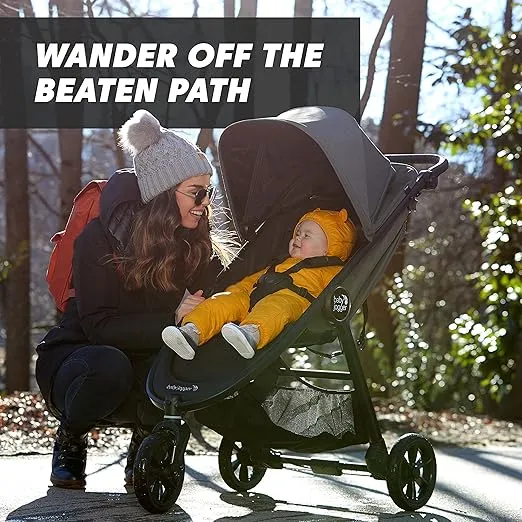 Baby Jogger City Mini GT2 All-Terrain Travel System, Includes City GO 2 Infant Car Seat, Opulent Black