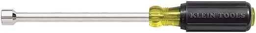 Klein Tools 646-5/16 5/16-Inch Nut Driver with 6-Inch Hollow Shaft and Cushion Grip Handle, Made in USA