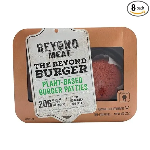 Beyond Meat The Beyond Burger,, 8 Oz (Pack Of 8)