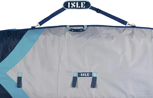 ISLE 10'6" SUP Day Bag for Storage & Transport — Water-resistant Padded Carry Case for Epoxy, Rigid Paddle Boards - Inflatable Stand Up Paddle Board Bag with Removable Shoulder Strap, Internal Storage