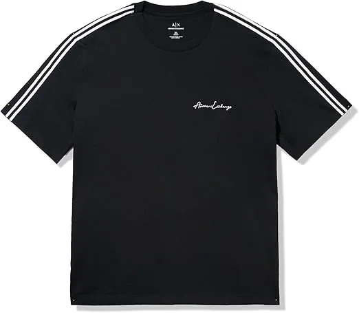 Armani Exchange Men's Regular Fit Cotton Jersey Signature Logo Tee