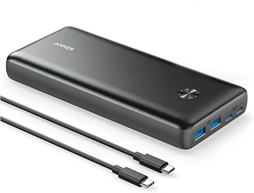 Anker Power Bank, 25,600mAh Portable Charger 87W, Works for MacBook Pro, Dell XPS, Microsoft, Pixelbook, iPhone 15 Series, Samsung, iPad Pro, and More