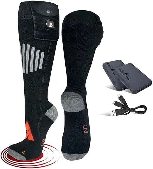 ActionHeat 5V Wool Battery Heated Socks