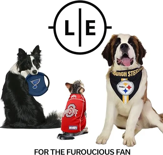 Littlearth NFL Unisex-Adult NFL Premium Pet Collar | Durable All Metal Pet Collar | Durable Pet Collar