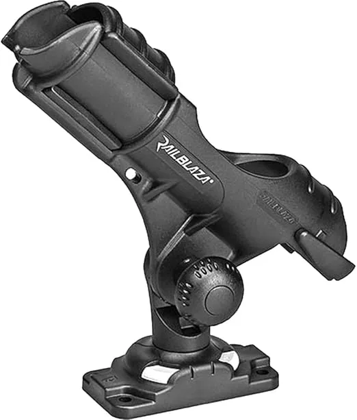 RAILBLAZA Kayak Rod Holder II and StarPort HD Base for Baitcaster, Spinning, Offshore and Fly Reels