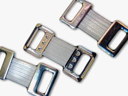 FlexaMed Bandage Wrap Elastic Stretch Metal Clips - 25 Clips