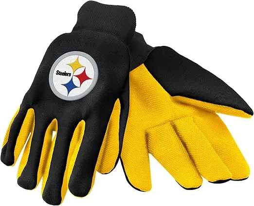 FOCO NFL Colored Palm Utility Work Gloves