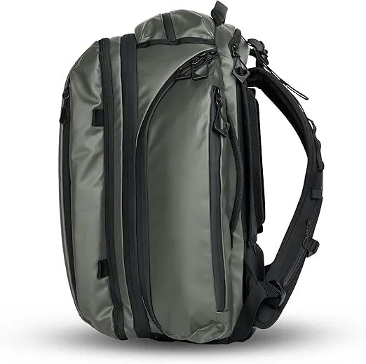 WANDRD TRANSIT Travel Backpack 35L - Photography Backpack with Laptop Compartment - Personal Item Travel Bag - Large Backpack for Women and Men (Wasatch Green)