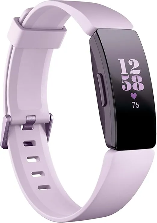 Fitbit Inspire HR Heart Rate and Fitness Tracker, One Size (S and L Bands Included), 1 Count