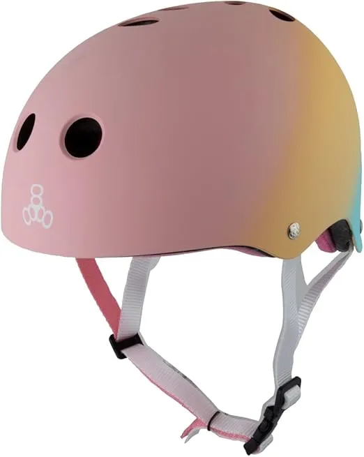 Triple Eight The Certified Sweatsaver Helmet for Skateboarding, BMX, Roller Derby, and Roller Skating