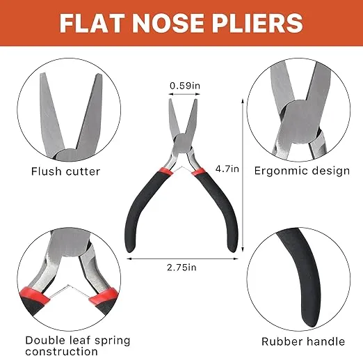 10 Metal DIY Model Kit Tool, Metal DIY Model Tool Set, Includes Tab Edge Cylinder Cone Shape Bending Assist Tools, Pliers and Metal Tweezers for 3D Metal Jigsaw Puzzles Model Basic Building