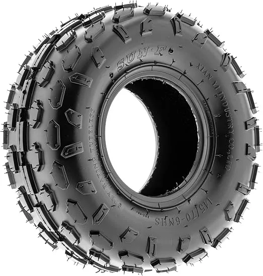 Set of 2 SunF A015 Sport-Racing ATV/UTV Tires 145/70-6, 6-PR