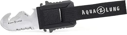 Aqua Lung Micro Squeeze Knife, Black/Charcoal