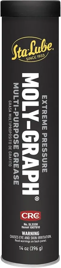 Sta-Lube CRC SL3330 Moly-Graph Extreme Pressure Multi-Purpose Lithium Grease - 14 Oz.