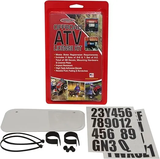 Hardline Products ATV License Plate Kit - 2340W