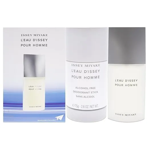 L'eau D'issey By Issey Miyake For Men. Set-edt Spray 2.5-Ounce & Alcohol Free Deodorant Stick 2.6-Ounce