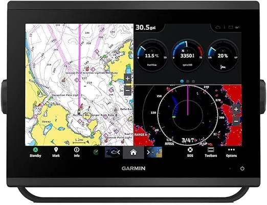 Garmin 010-02367-60 GPSMAP 1243 Non-Sonar with Mapping - 12", Navionics+