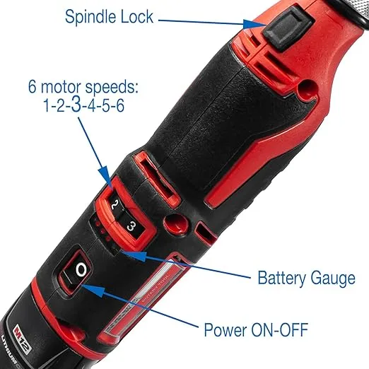 Sharpie DXCL Hand-Held Cordless Tungsten Sharpener Grinder, Adjustable 15°- 45°, Diamond Ground Tapers (Auburn Red/Auburn Red)