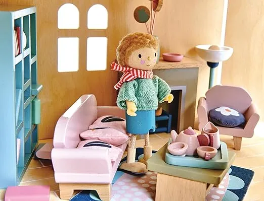 Tender Leaf Toys - Dovetail Dollhouse Accessories - Detailed Wooden Furniture Sets and Room Decor - Encourage Creative and Imaginative Fun Play for Children - Age 3+
