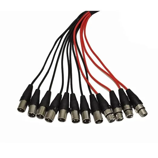 Seismic Audio SACB-8x4x25 8-Channel XLR Low Profile Circuit Board Snake Cable, 25-Feet