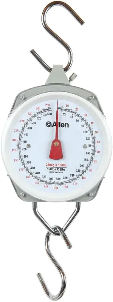 Allen Company Sportsman's Scale, 550 Lb. Capacity