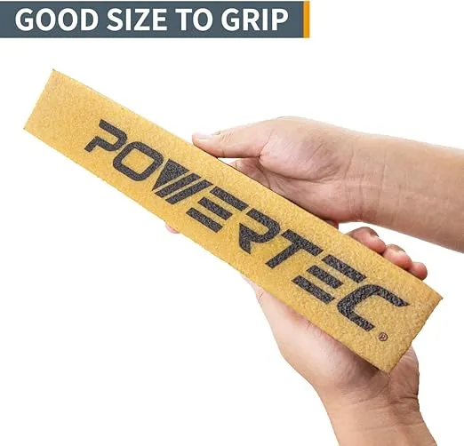 POWERTEC 71407-P2 Abrasive Cleaning Stick for Sanding Belts & Discs 12" 2PK | Natural Rubber Eraser - Woodworking Shop Tools for Sanding Perfection