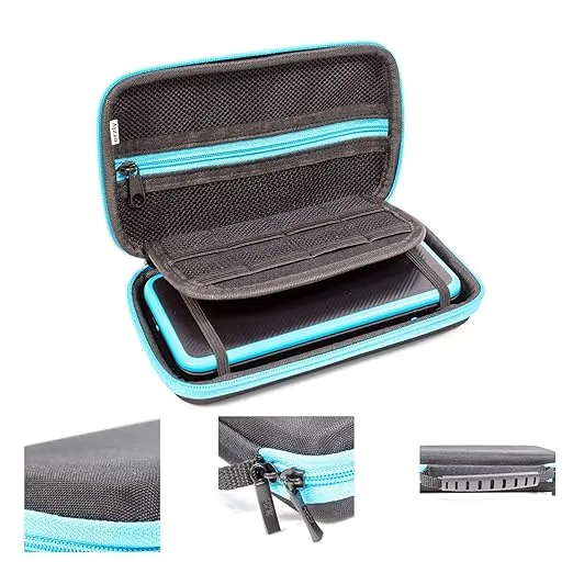 Orzly 2DSXL Accessories, Ultimate Starter Pack for New Nintendo 2DS XL (Bundle Includes: Car Charger/USB Charging Cable/Console Case/Cartridge Cases & More... (See Full Description for Details)