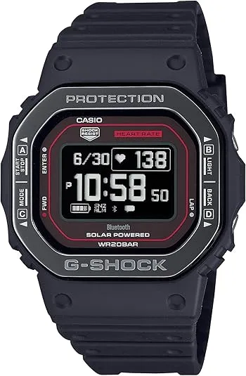 G-Shock Casio Move 5600 Series Digital Black Resin Watch 51mm - DWH5600MB-1A4