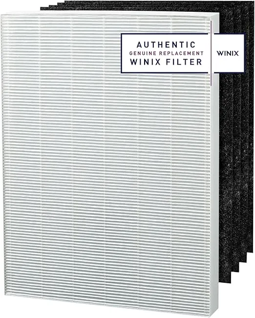 Genuine Winix 115115 Replacement Filter A for C535, 5300-2, P300, 5300, White/Black