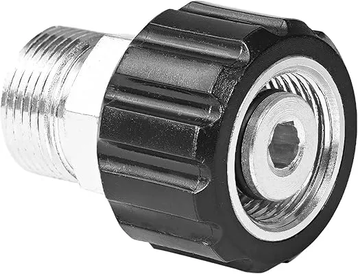 YAMATIC Pressure Washer Adapter, Metric M22-14mm Male to M22-15mm Female Fitting, Connect M22-14mm Pressure Washer Hose with M22-15mm Outlet Pressure Washer and Gun