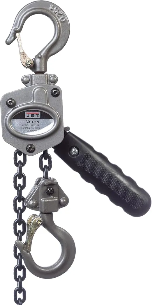 JET 1/4-Ton Mini-Puller Lever Hoist, 5' Lift (Model JLP-025A-5)